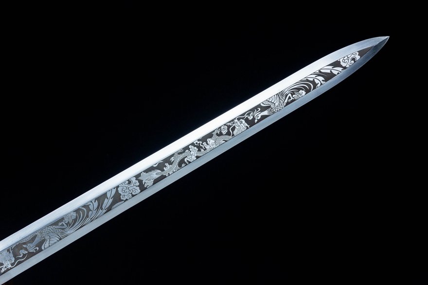 "dragon & phoenix han sword" (non sharpened)