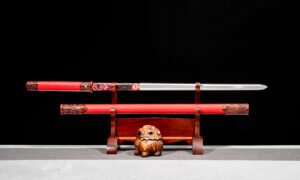 "Buddha's Fire Lotus Tang Sword" (Non-Sharpened)