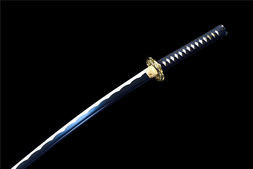 "two tone golden dragon performance katana" (non sharpened)