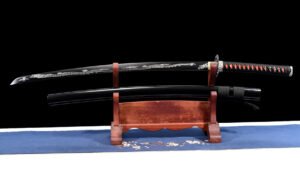 "dragon rising from the clouds katana" (non sharpened)