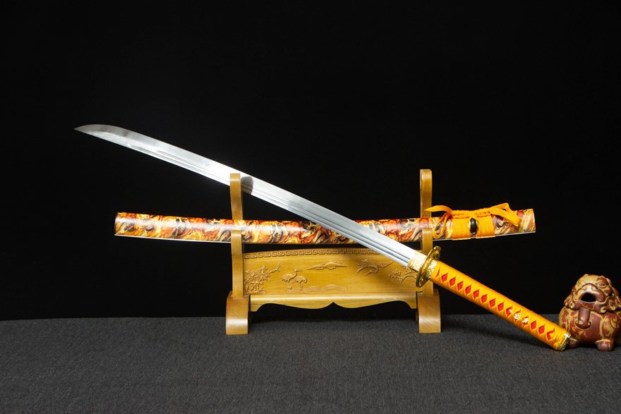 "flame knight" katana (non sharpened)