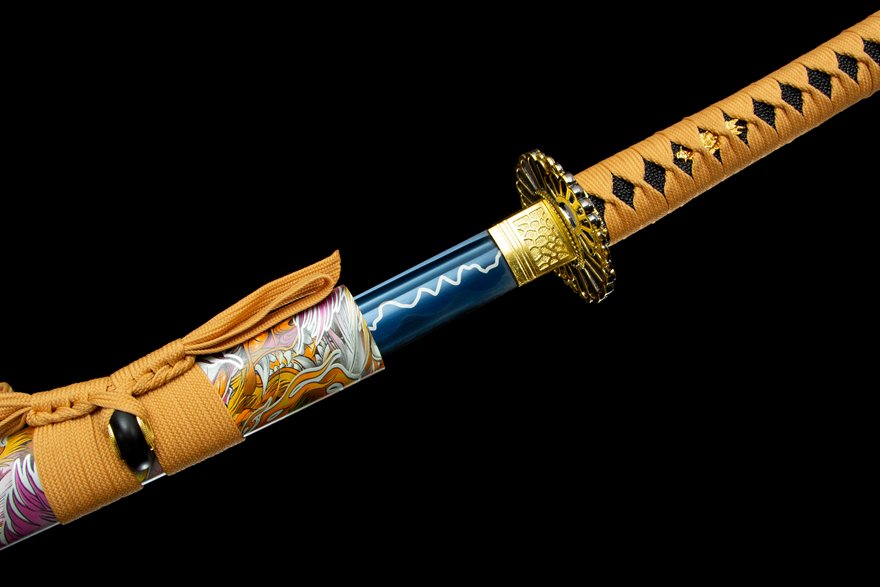 "dancing green serpent" katana (non sharpened)