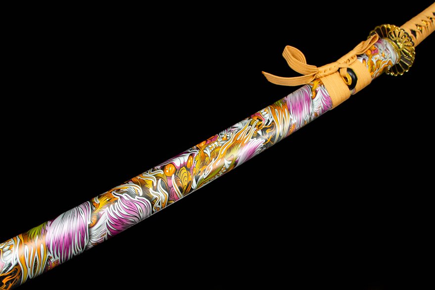 "dancing green serpent" katana (non sharpened)