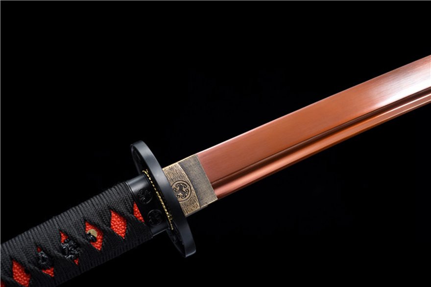 "five wheels: fire release" katana (non sharpened)