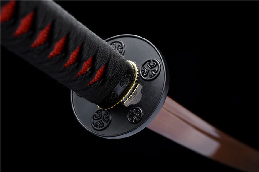 "five wheels: fire release" katana (non sharpened)