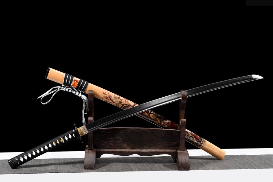 "netherworld blooms" katana (non sharpened)