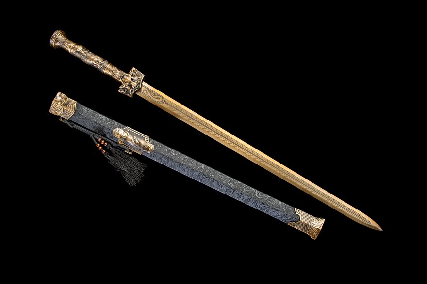 "dragon glory han sword" (non sharpened)
