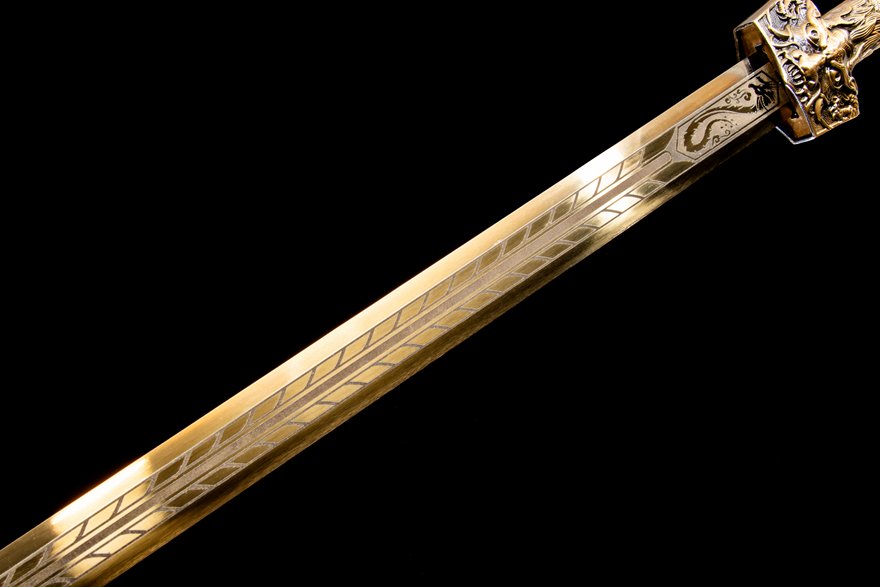 "dragon glory han sword" (non sharpened)