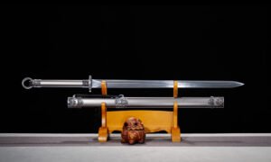 "breaking sky ring head tang dao" (non sharpened)