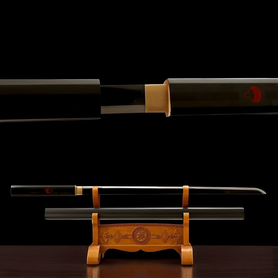 naruto sasuke uchiha black kusanagi sword handcrafted katana