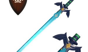 zelda breath of the wild master sword cosplay prop