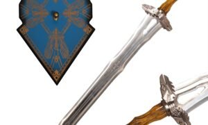 1:1 thorin oakenshield orcrist replica, medieval fantasy elven sword with runic inscriptions, perfect for hobbit fans