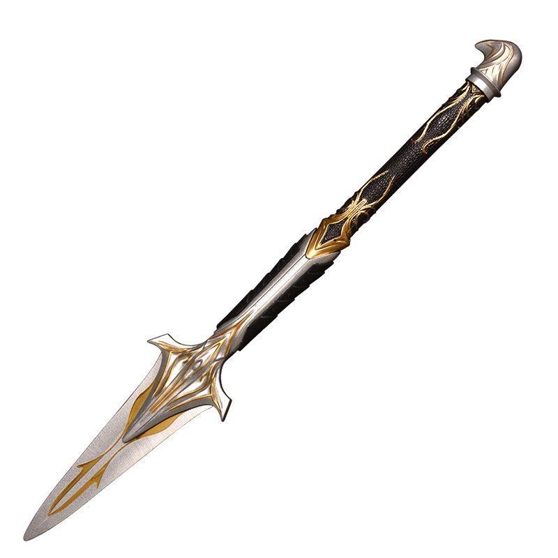 Assassin's Creed Odyssey Broken Spear of Leonidas, 1:1 Full Size Metal Replica, Spartan King's Spear of Eden, Unsharpened Collectible auto draft
