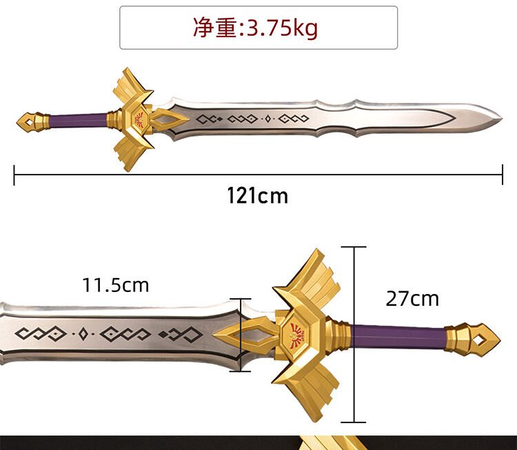 the legend of zelda tears of the kingdom royal broadsword 1:1 replica