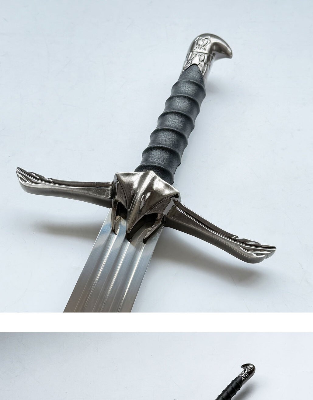 assassin's creed altair's sword, 1:1 full size metal replica, eagle wing guard, unsharpened collectible game sword