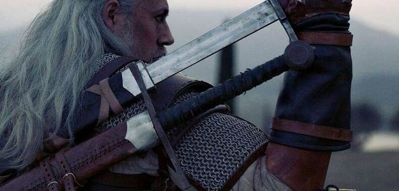 The Witcher 3 Wild Hunt Geralt Sword, Wolven Steel Sword, Silver Sword, Sword of Destiny, White Wolf Blade, Cosplay Prop, 1:1 Replica