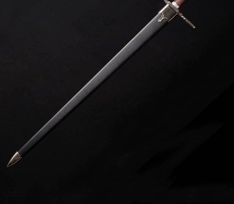 The Witcher 3 Wild Hunt Geralt Sword, Wolven Steel Sword, Silver Sword, Sword of Destiny, White Wolf Blade, Cosplay Prop, 1:1 Replica
