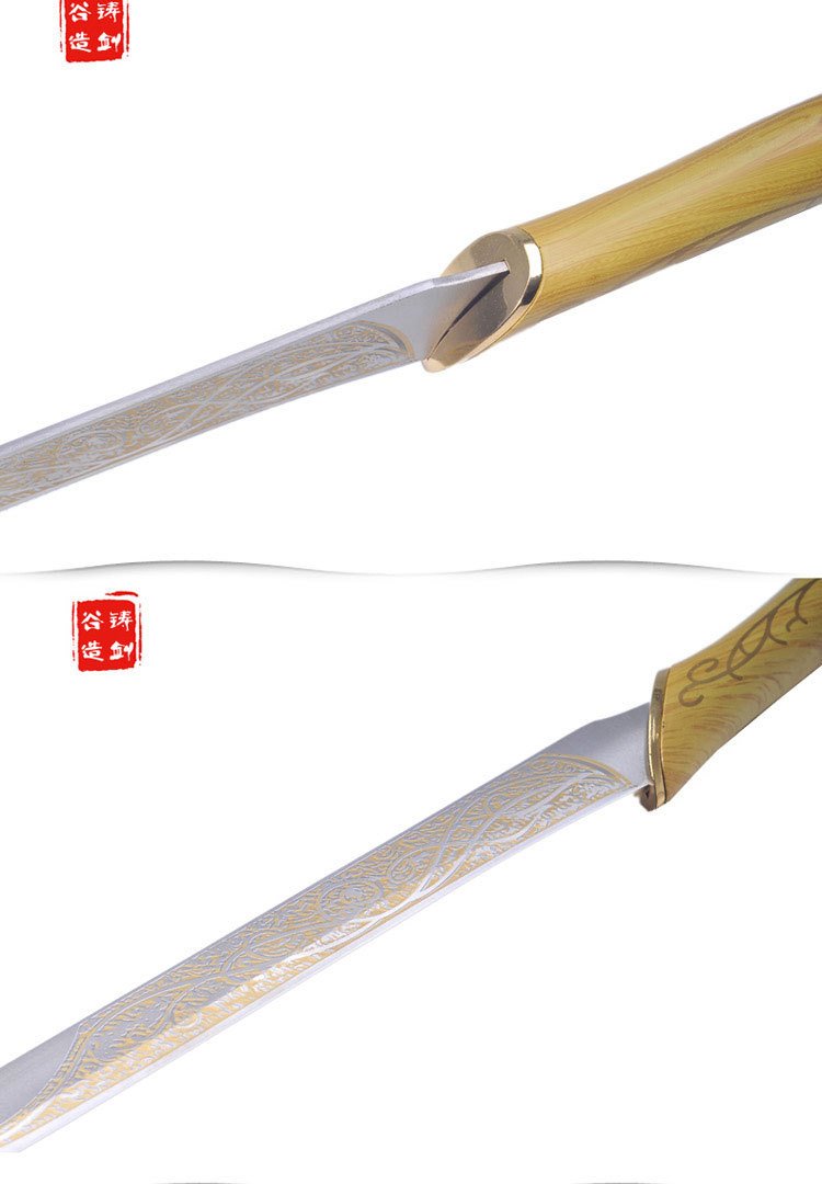 lord of the rings legolas elf prince twin swords 1:1 replica with plaque