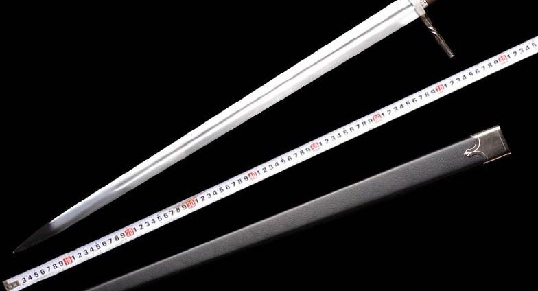 The Witcher 3 Wild Hunt Geralt Sword, Wolven Steel Sword, Silver Sword, Sword of Destiny, White Wolf Blade, Cosplay Prop, 1:1 Replica