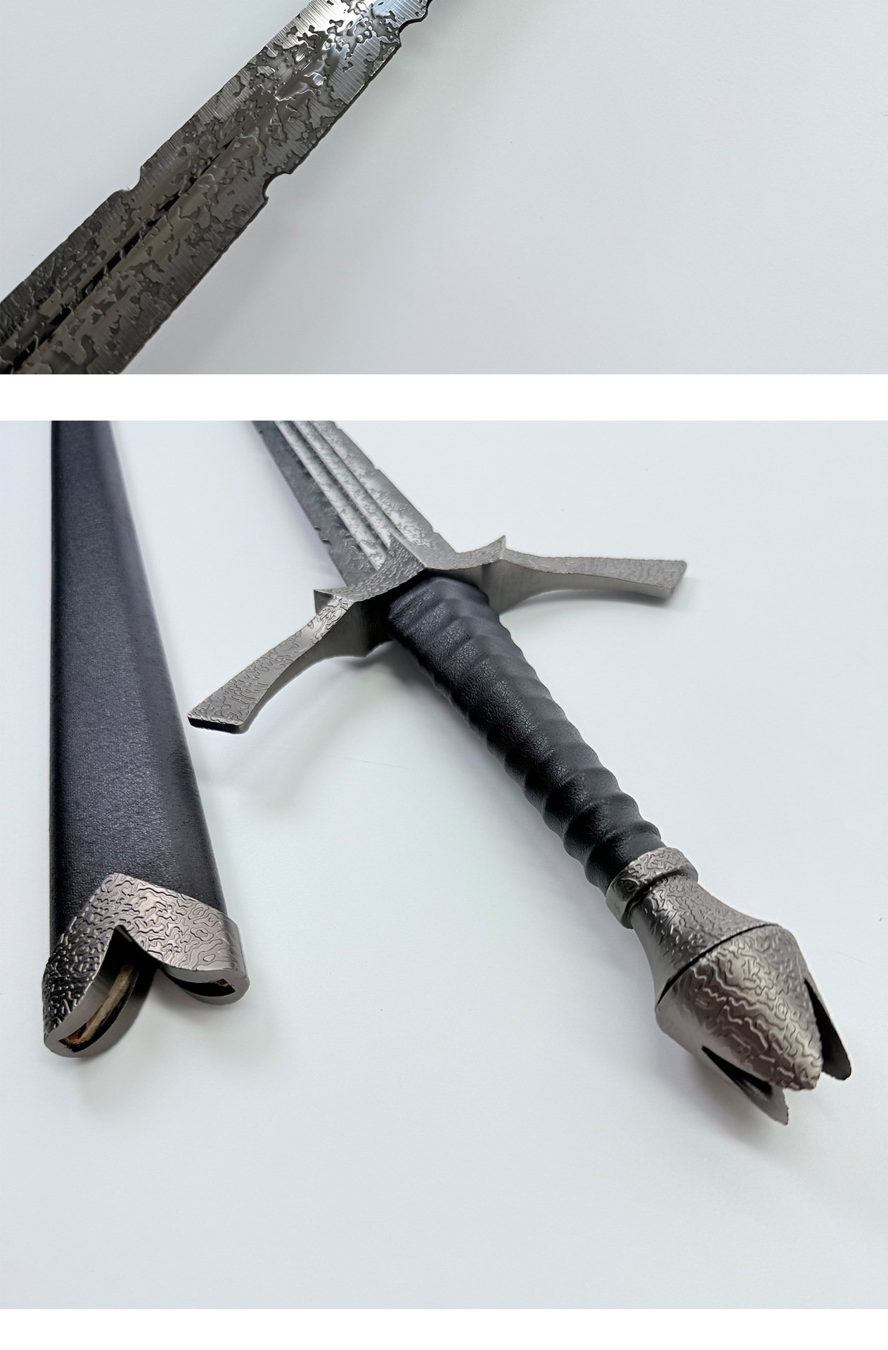 morgul blade 1:1 replica, lotr witch king nazgul sword stainless steel collectible weapon