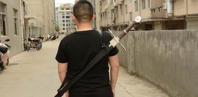 The Witcher 3 Wild Hunt Geralt Sword, Wolven Steel Sword, Silver Sword, Sword of Destiny, White Wolf Blade, Cosplay Prop, 1:1 Replica