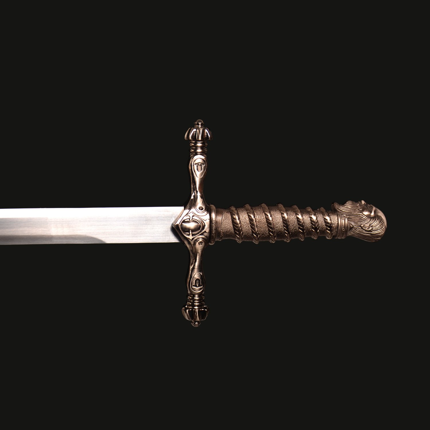 assassin's creed eagle head crossguard sword, 1:1 full size replica, altaïr metal sword unsharpened game collectible