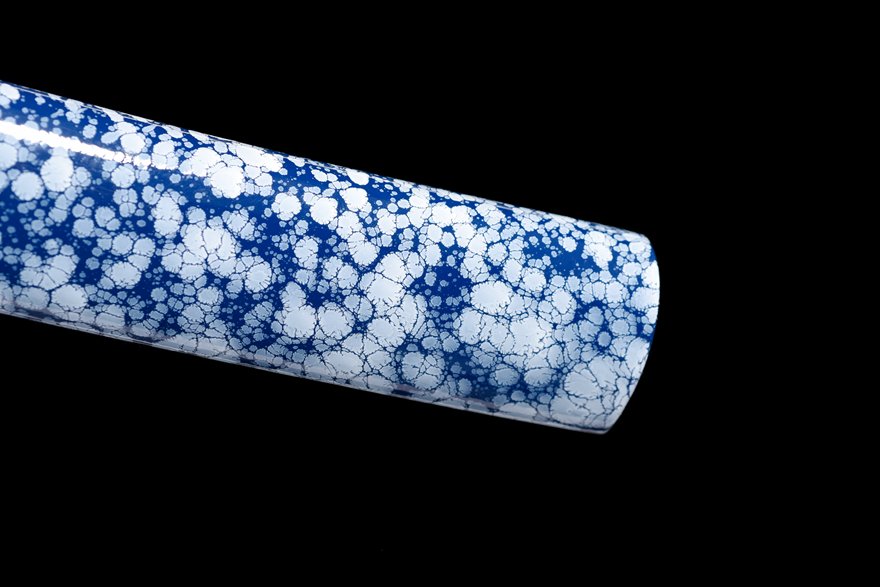 "blue flame" 12 inch t10 hamon wakizashi (non sharpened)