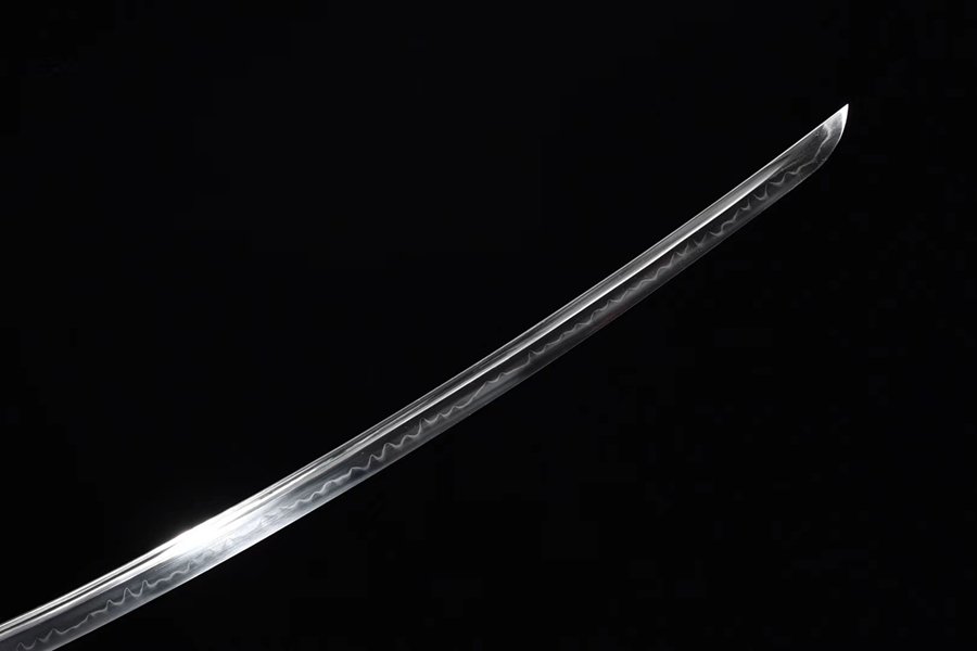 "green vine sky" t10 clay tempered katana (non sharpened)