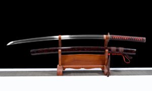 Home "blood plum" t10 clay tempered katana (non sharpened)