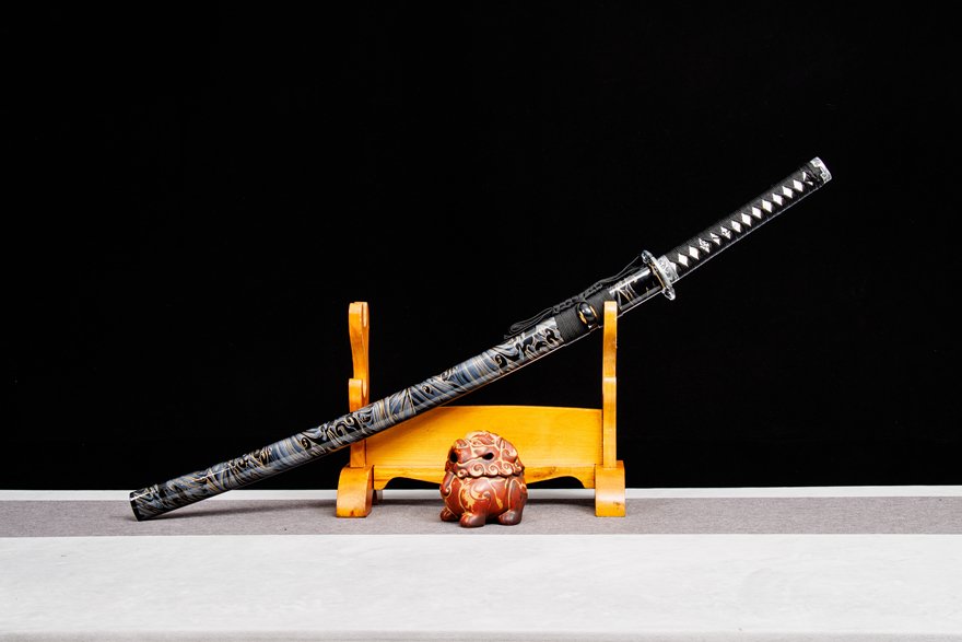 "thousand bird still water" katana (non sharpened) "thousand bird still water" katana (non sharpened)