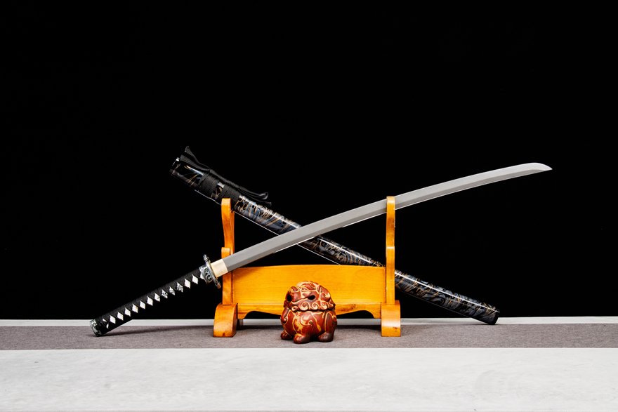 "thousand bird still water" katana (non sharpened)