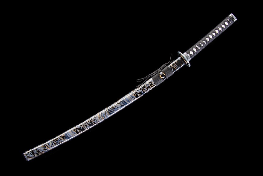 "thousand bird still water" katana (non sharpened)