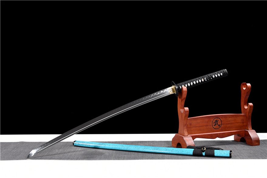 "snowfield" t10 clay tempered katana (non sharpened)
