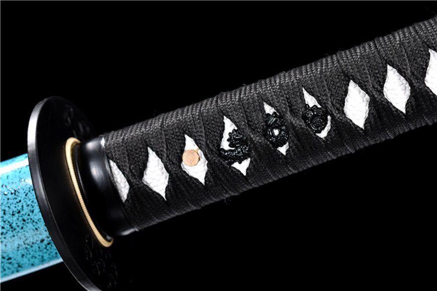 "snowfield" t10 clay tempered katana (non sharpened)
