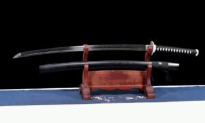 Home "black hawk" t8 clay tempered katana (non sharpened)