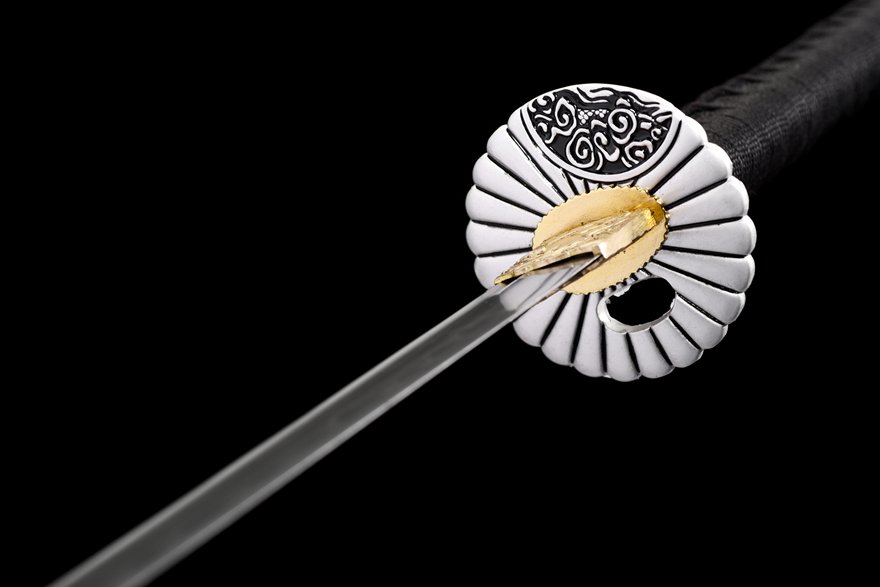 "black hawk" t8 clay tempered katana (non sharpened)