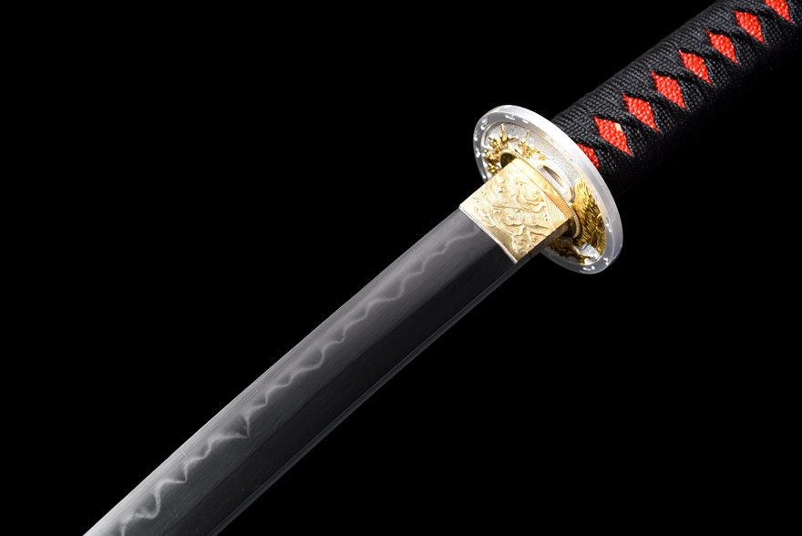 "red meteor" t8 clay tempered katana (non sharpened)
