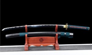 Home "heavenly fang" t10 clay tempered katana (non sharpened)