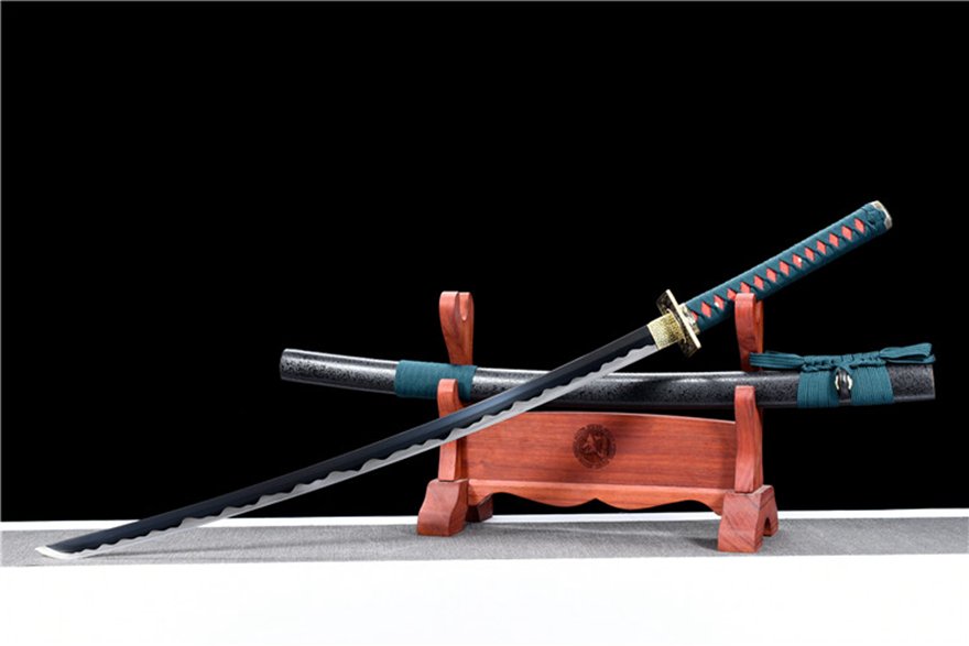"heavenly fang" t10 clay tempered katana (non sharpened) "heavenly fang" t10 clay tempered katana (non sharpened)