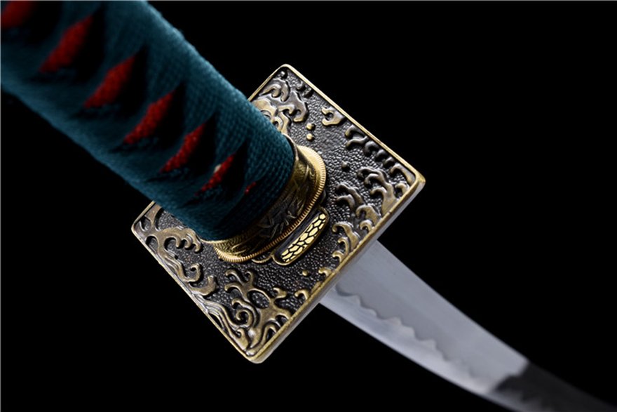 "heavenly fang" t10 clay tempered katana (non sharpened)
