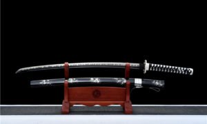 Home "cold frost" t10 clay tempered katana (non sharpened)