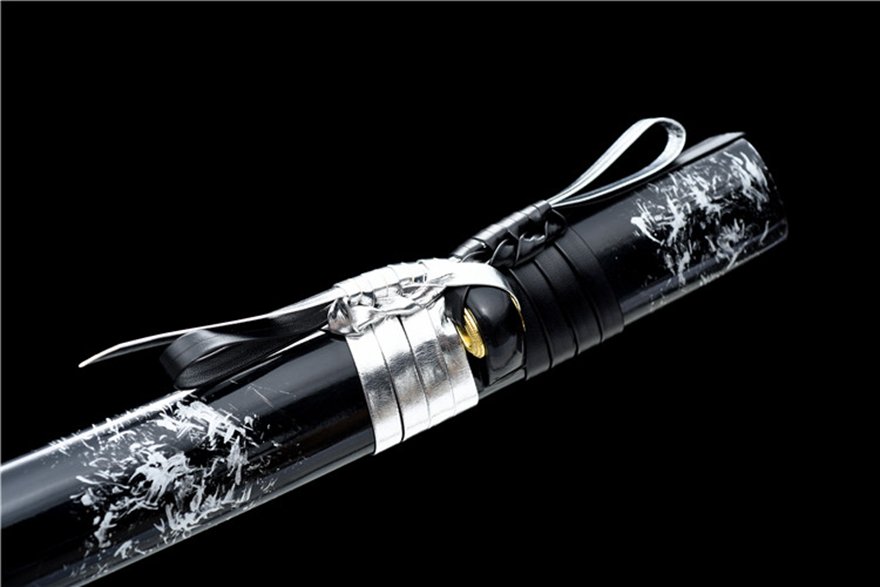 "cold frost" t10 clay tempered katana (non sharpened)