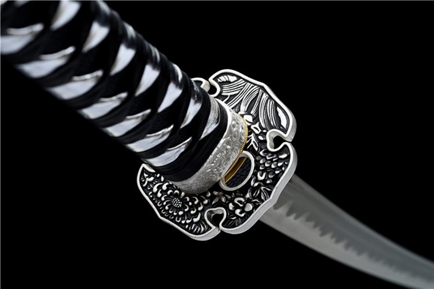 "cold frost" t10 clay tempered katana (non sharpened)
