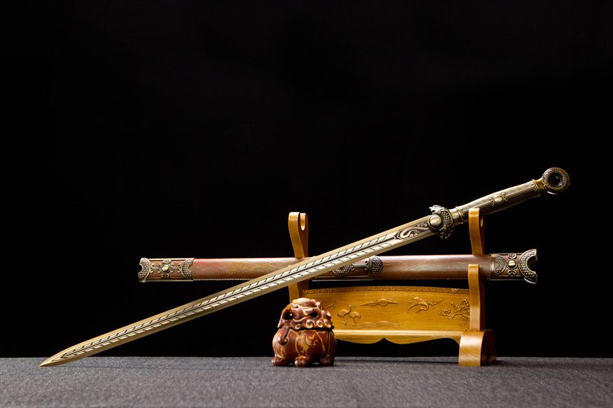 "dragon cavalry" high performance manganese steel han sword (non sharpened)