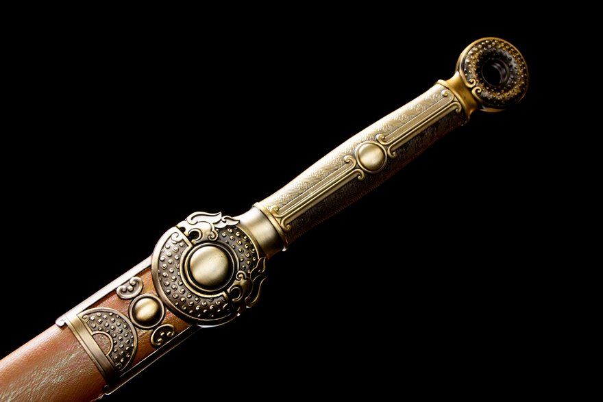 "dragon cavalry" high performance manganese steel han sword (non sharpened)