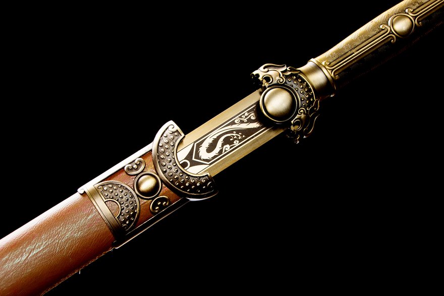 "dragon cavalry" high performance manganese steel han sword (non sharpened)