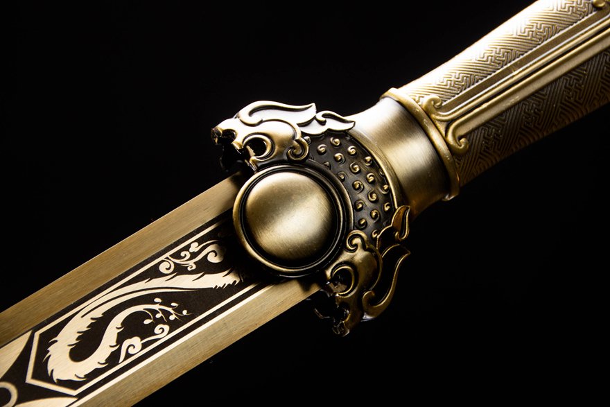"dragon cavalry" high performance manganese steel han sword (non sharpened)