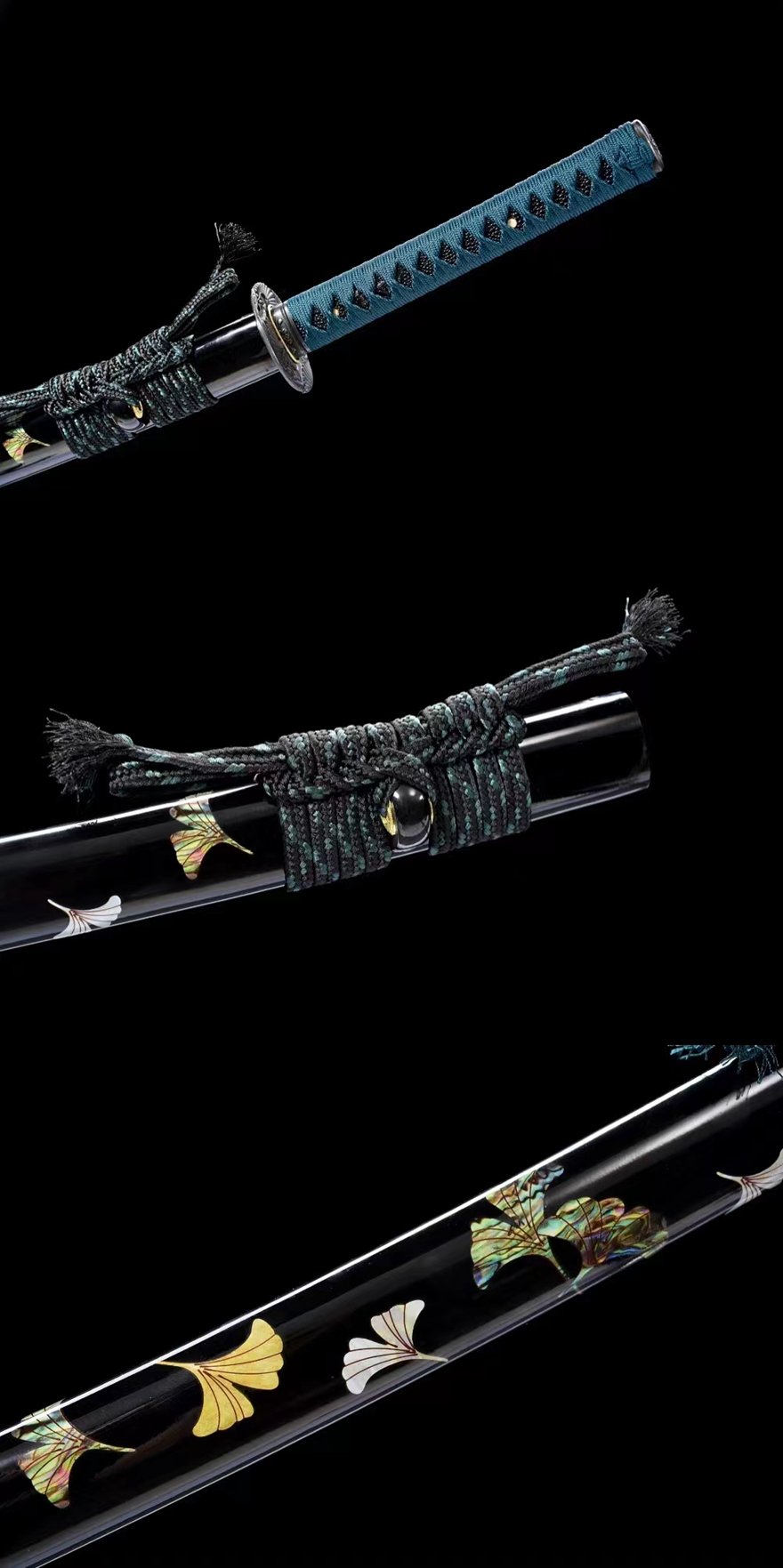 "chinese parasol tree" high performance t10 clay tempered katana (non sharpened)