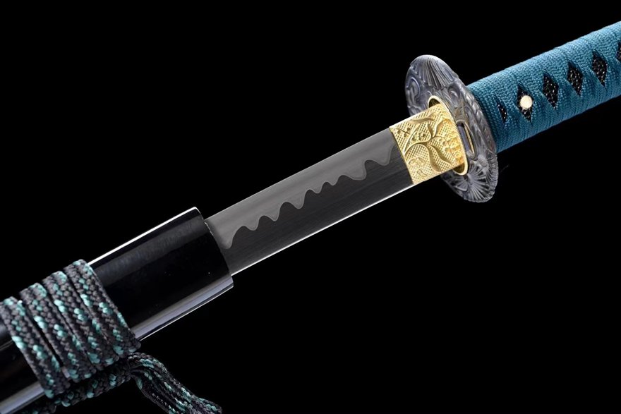 "chinese parasol tree" high performance t10 clay tempered katana (non sharpened)