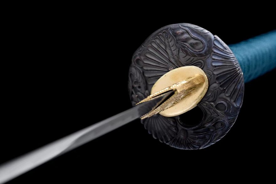 "chinese parasol tree" high performance t10 clay tempered katana (non sharpened)
